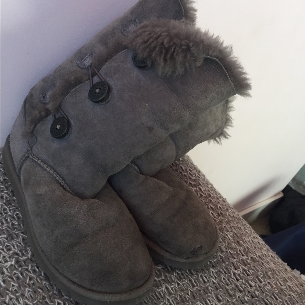 Gray UGG boots